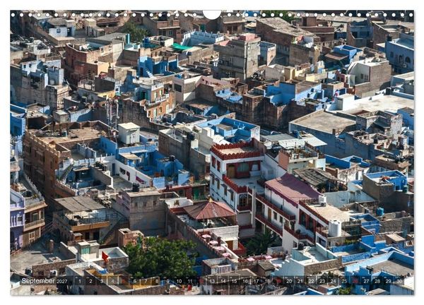 Produktbild: Indien, Rajasthan (Wandkalender 2027 DIN A3 quer), CALVENDO Monatskalender