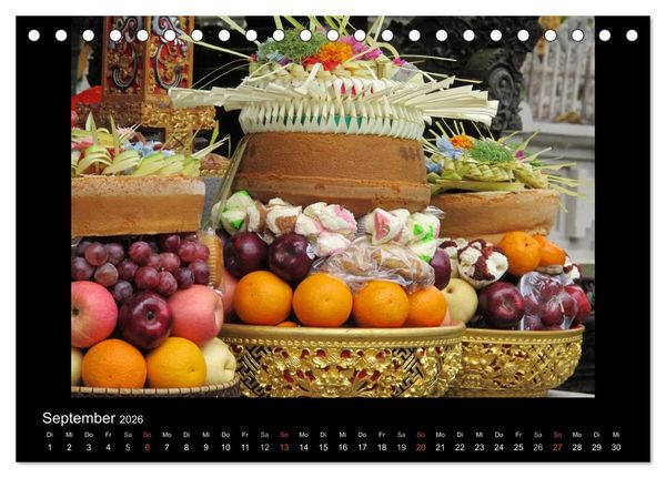 Produktbild: Bali (Tischkalender 2026 DIN A5 quer), CALVENDO Monatskalender
