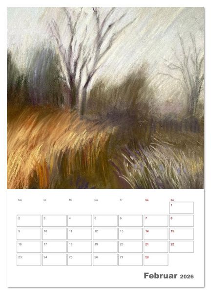 Produktbild: Anna Arndt Jahresimpressionen mit Planer (Wandkalender 2026 DIN A2 hoch), CALVENDO Monatskalender