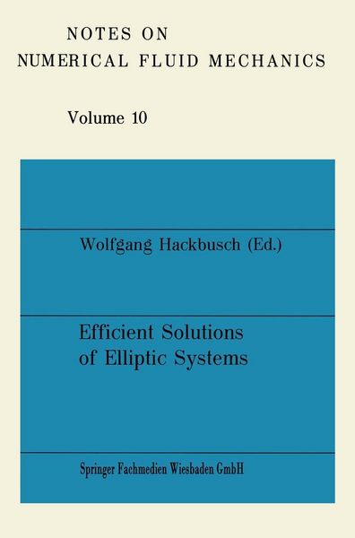 Produktbild: Efficient Solutions of Elliptic Systems