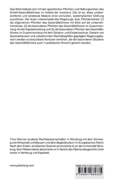 Produktbild: Die GmbH in der Krise