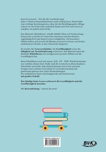 Produktbild: W&uuml;rfellesen &ndash; 2. Klasse
