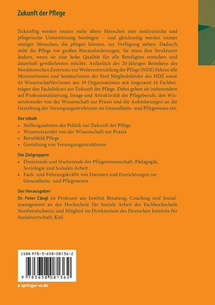Produktbild: Zukunft der Pflege