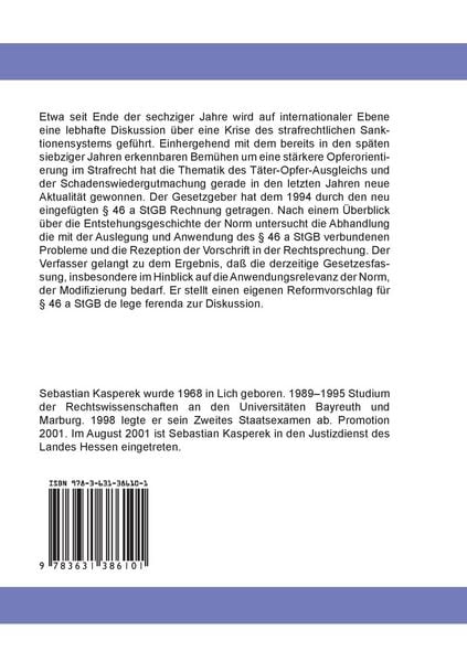 Produktbild: Zur Auslegung und Anwendung des &sect; 46 a StGB