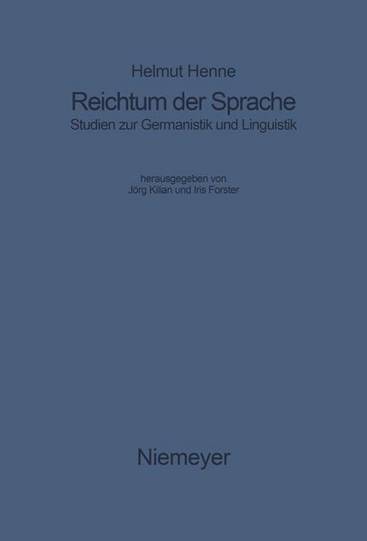 Produktbild: Reichtum der Sprache