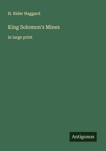 Produktbild: King Solomon's Mines