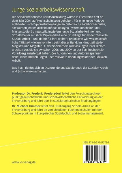 Produktbild: Junge Sozialarbeitswissenschaft