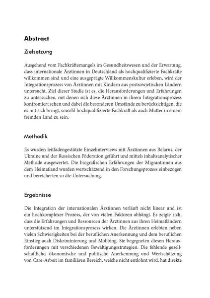 Produktbild: Internationale Ärztinnen