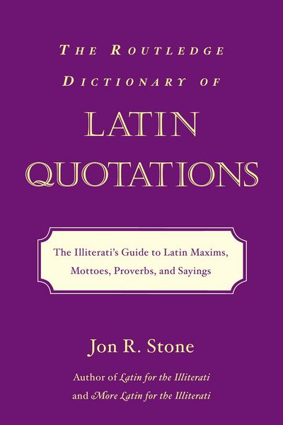 Produktbild: The Routledge Dictionary of Latin Quotations