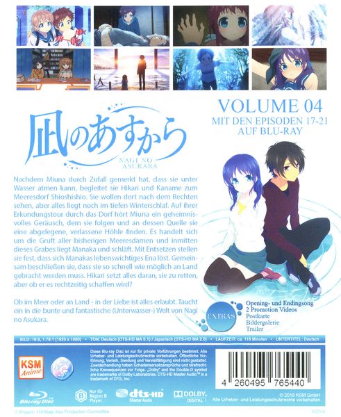 Produktbild: Nagi No Asukara - Volume 4: Episode 17-21