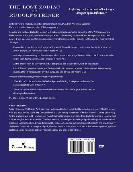 Produktbild: The Lost Zodiac of Rudolf Steiner: Exploring the four sets of zodiac images designed by Rudolf Steiner