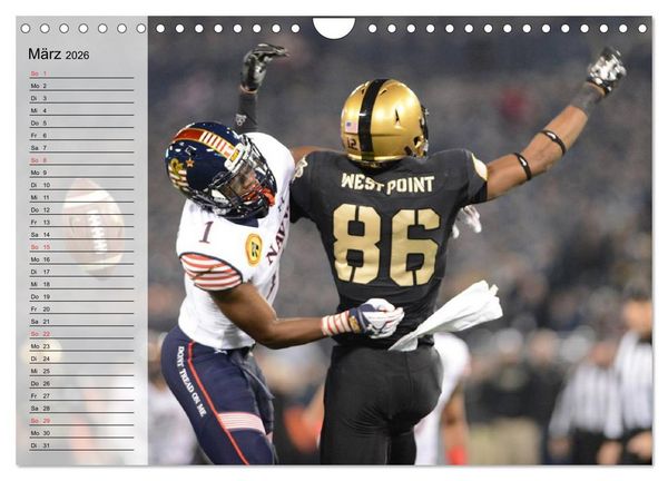 Produktbild: Sport. American Football (Wandkalender 2026 DIN A4 quer), CALVENDO Monatskalender