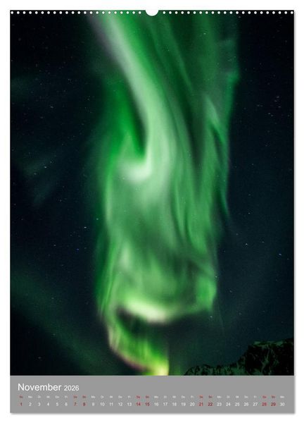Produktbild: Farbige N&auml;chte (Wandkalender 2026 DIN A2 hoch), CALVENDO Monatskalender