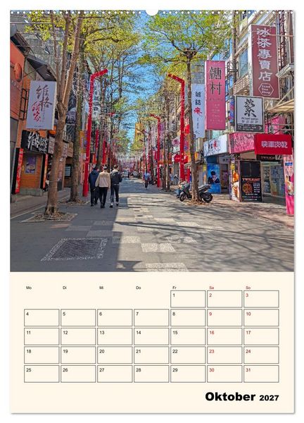 Produktbild: Taipeh &ndash; Stadt der Kontraste (hochwertiger Premium Wandkalender 2027 DIN A2 hoch), Kunstdruck in Hochglanz