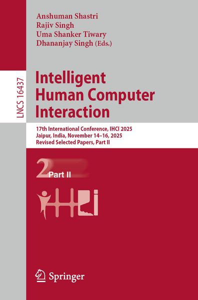 Produktbild: Intelligent Human Computer Interaction