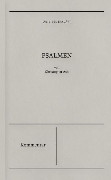 Produktbild: Psalmen - Kommentar