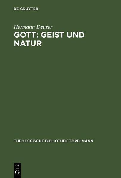 Produktbild: Gott: Geist und Natur