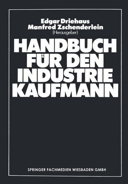 Produktbild: Handbuch f&uuml;r den Industriekaufmann