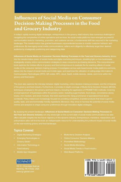 Produktbild: Influences of Social Media on Consumer Decision-Making Processes in the Food and Grocery Industry