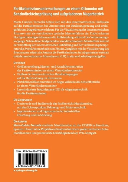 Produktbild: Partikelemissionsuntersuchungen an einem Ottomotor mit Benzindirekteinspritzung und aufgeladenem Magerbetrieb