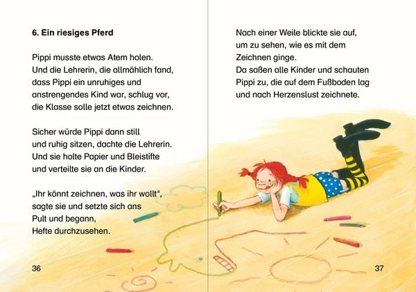 Pippi geht in die Schule
