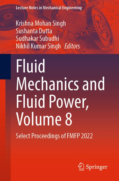 Produktbild: Fluid Mechanics and Fluid Power, Volume 8