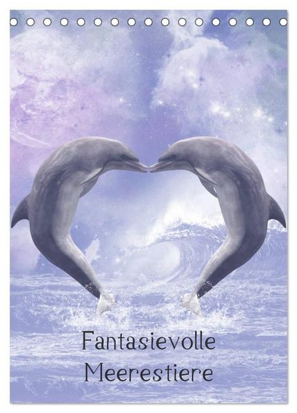 Produktbild: Fantasievolle Meerestiere (Tischkalender 2027 DIN A5 hoch), CALVENDO Monatskalender