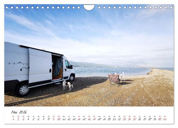 Produktbild: Berge und Meer: ein Vanlife-Abenteuer im Westen Griechenlands (Wandkalender 2026 DIN A4 quer), CALVENDO Monatskalender