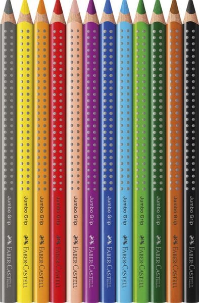 Produktbild: Faber-Castell Buntstifte Jumbo Grip, 12er Set