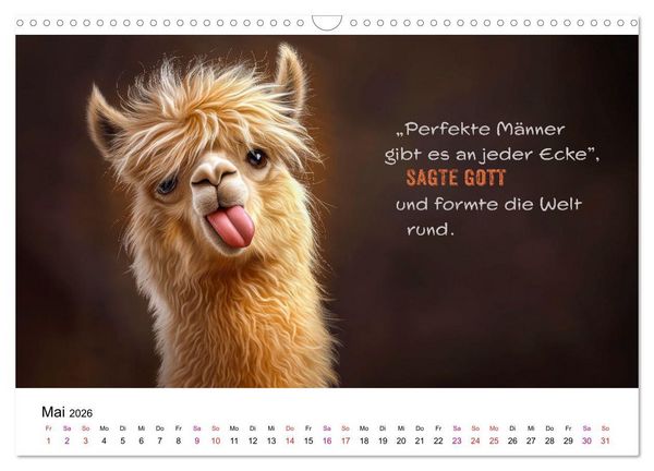 Produktbild: Tierische Klugschei&szlig;er (Wandkalender 2026 DIN A3 quer), CALVENDO Monatskalender