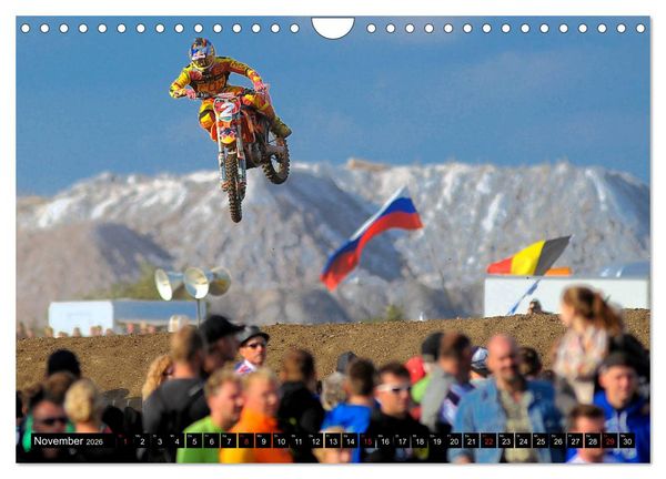 Produktbild: Blickpunkte Motocross (Wandkalender 2026 DIN A4 quer), CALVENDO Monatskalender