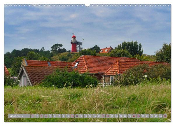 Produktbild: Vlieland Perle an der Nordsee (hochwertiger Premium Wandkalender 2026 DIN A2 quer), Kunstdruck in Hochglanz