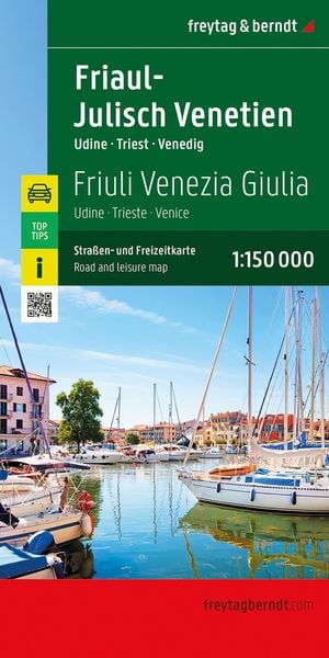 Freytag & berndt Straßenkarte Friaul-Julisch Venetien 1:150.000, Sonstige von , KOMPASS freytag und berndt, 978-3-7079-2512-8