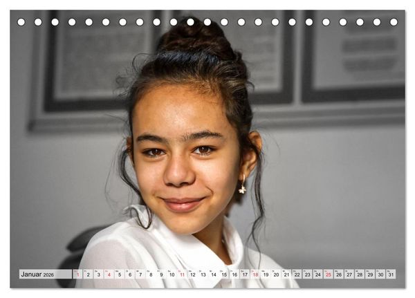 Produktbild: Menschen in Usbekistan (Tischkalender 2026 DIN A5 quer), CALVENDO Monatskalender