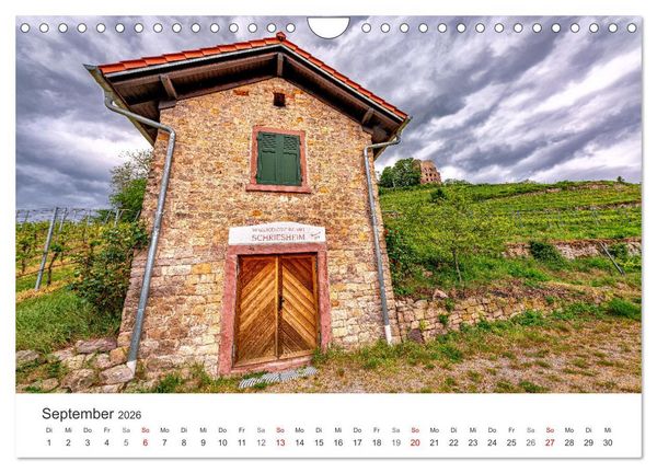 Produktbild: Schriesheim an der Bergstra&szlig;e - Impressionen aus Stadt und Natur (Wandkalender 2026 DIN A4 quer), CALVENDO Monatskalender