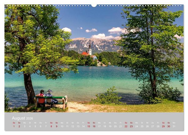 Produktbild: Die Julischen Alpen (hochwertiger Premium Wandkalender 2026 DIN A2 quer), Kunstdruck in Hochglanz