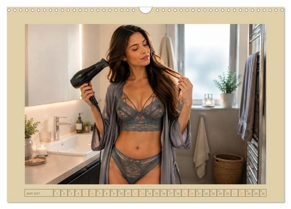 Produktbild: Sinnliche Tr&auml;umereien in Dessous (Wandkalender 2027 DIN A3 quer), CALVENDO Monatskalender