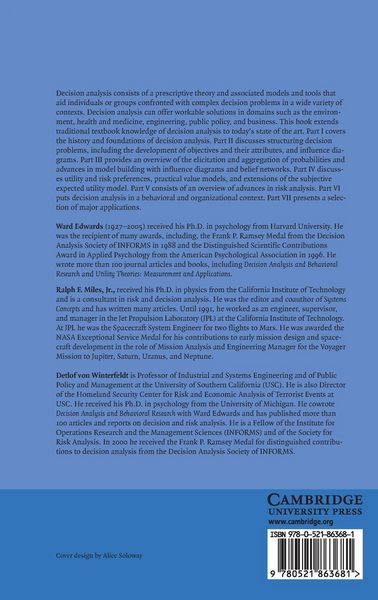 Produktbild: Advances in Decision Analysis