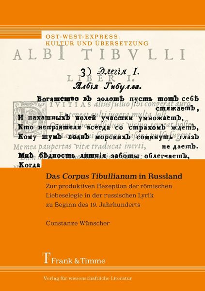 Produktbild: Das 'Corpus Tibullianum' in Russland