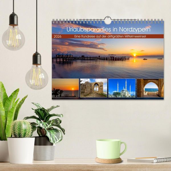 Produktbild: Urlaubsparadies in Nordzypern (Wandkalender 2026 DIN A4 quer), CALVENDO Monatskalender
