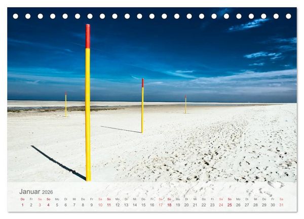 Produktbild: Das "Nordsee-Gef&uuml;hl" (Tischkalender 2026 DIN A5 quer), CALVENDO Monatskalender