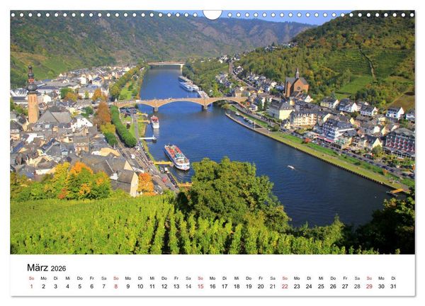 Produktbild: Cochem - Eine Perle an der Mosel (Wandkalender 2026 DIN A3 quer), CALVENDO Monatskalender