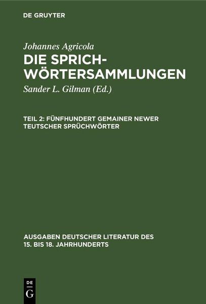 Produktbild: F&uuml;nfhundert gemainer newer teutscher Spr&uuml;chw&ouml;rter