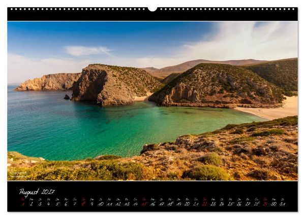 Produktbild: Sardinien Panoramakalender (Wandkalender 2027 DIN A2 quer), CALVENDO Monatskalender