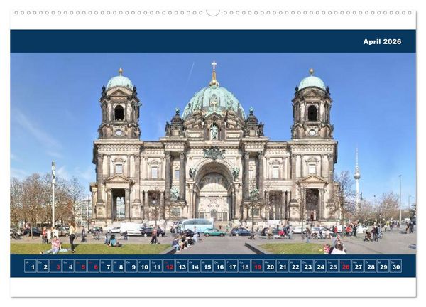 Produktbild: Berlin Fassade (Wandkalender 2026 DIN A2 quer), CALVENDO Monatskalender