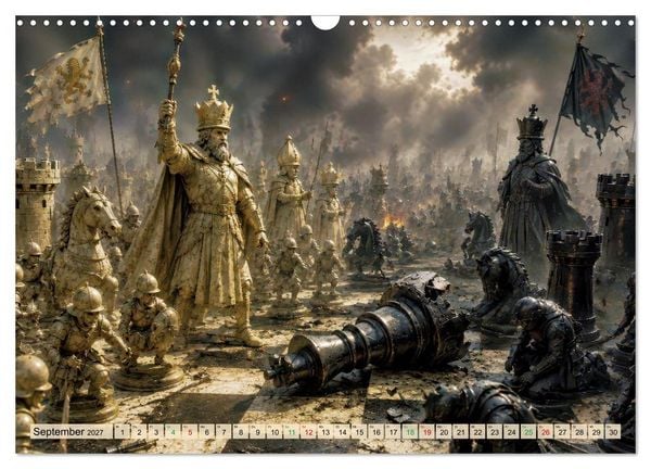 Produktbild: Strategie auf dem Schachbrett (Wandkalender 2027 DIN A3 quer), CALVENDO Monatskalender