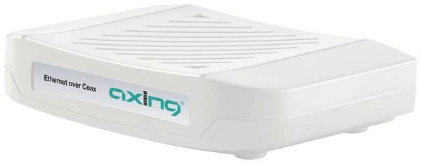 Produktbild: Axing Peer-to-Peer 1800 Ethernet over Coax IP-Einspeiser