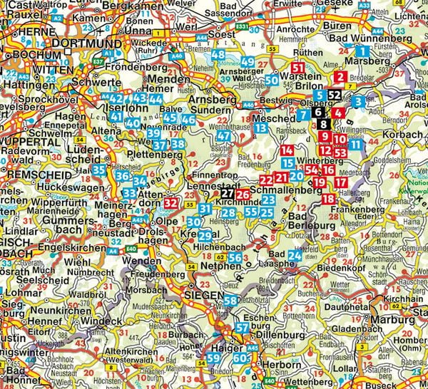 Produktbild: ROTHER Wanderf&uuml;hrer Sauerland