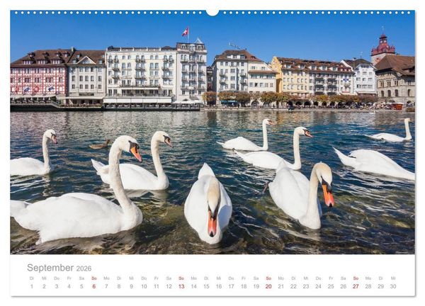 Produktbild: Reise durch die SCHWEIZ (hochwertiger Premium Wandkalender 2026 DIN A2 quer), Kunstdruck in Hochglanz