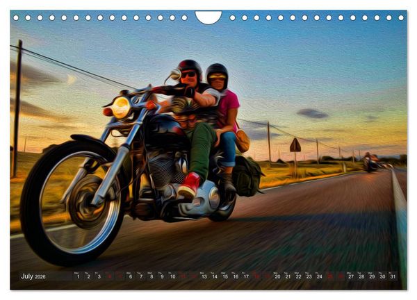 Produktbild: Images of Harley Davidson (Wall Calendar 2026 DIN A4 landscape), CALVENDO 12 Month Wall Calendar